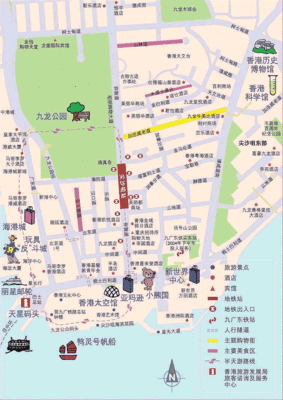 香港自驾游3天路线图