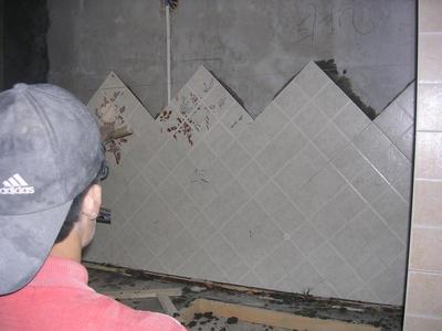 整体橱柜底下砌砖