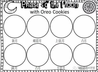 中秋节玩法:用奥利奥做有趣的科学月相实验