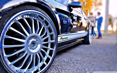 福特车轮特写壁纸