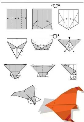 纸飞机的折法大全