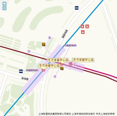 上海地铁站地图