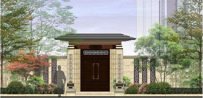 别墅大门设计效果图