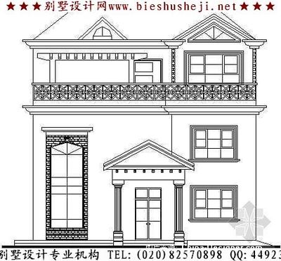 农村别墅门头效果图