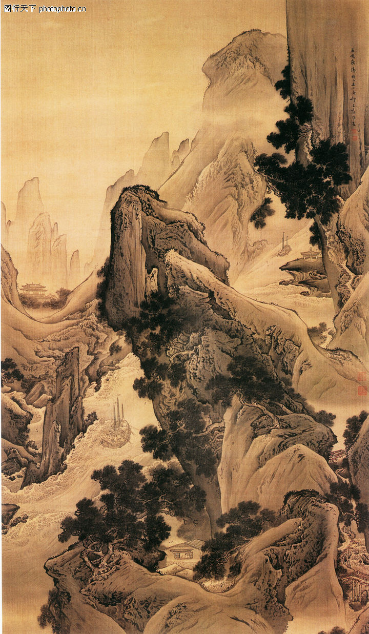 山水名画,中国传世名画