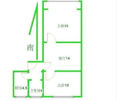 卫生间跟厨房正对