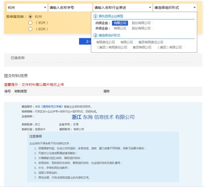 公司名称变更查询
