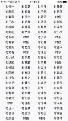 相片名字大全