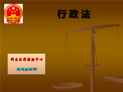 法律的执行机关