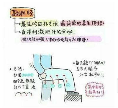 敲胆经可以瘦腿吗
