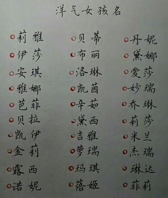 属羊的女孩取什么名字好