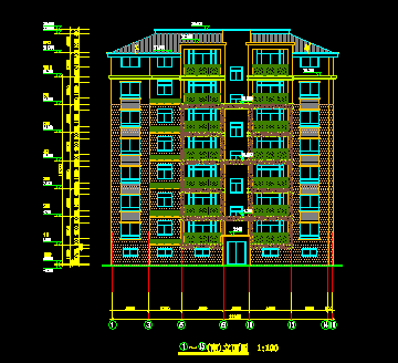 房屋建筑设计平面图