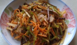 五香肉丝的制作方法