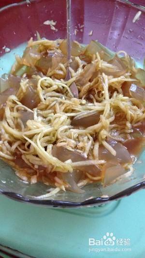 冻菜凉粉的做法大全家常