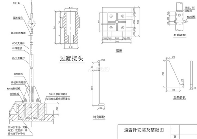 避雷針設(shè)計(jì)規(guī)范詳解 鋼結(jié)構(gòu)有限元分析設(shè)計(jì) 第2張