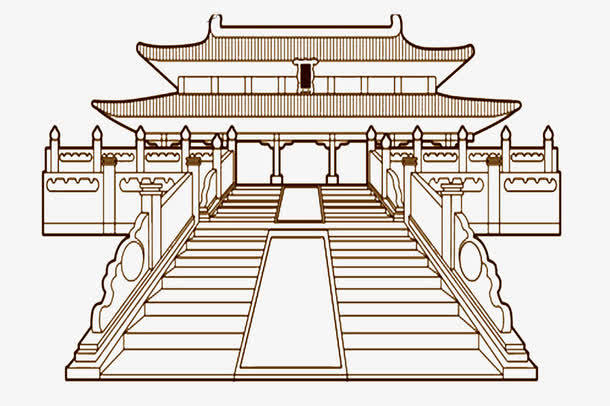 太和殿简笔画故宫手绘图宝宝 https:.