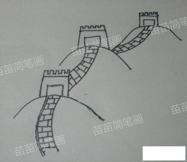 长城简笔画怎么画简单又漂亮