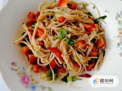 菜椒金针菇的做法大全家常