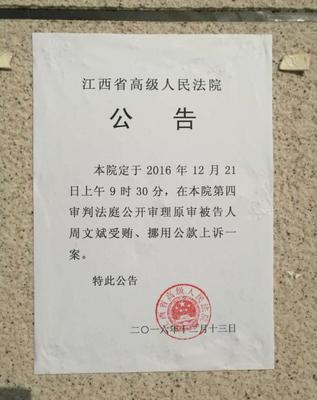 法院开庭公告