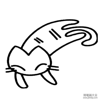 小猫简笔画图片大全卡通小猫简笔画|小猫