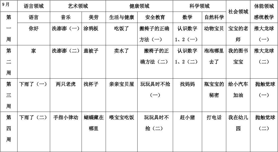 九月计划怎么写