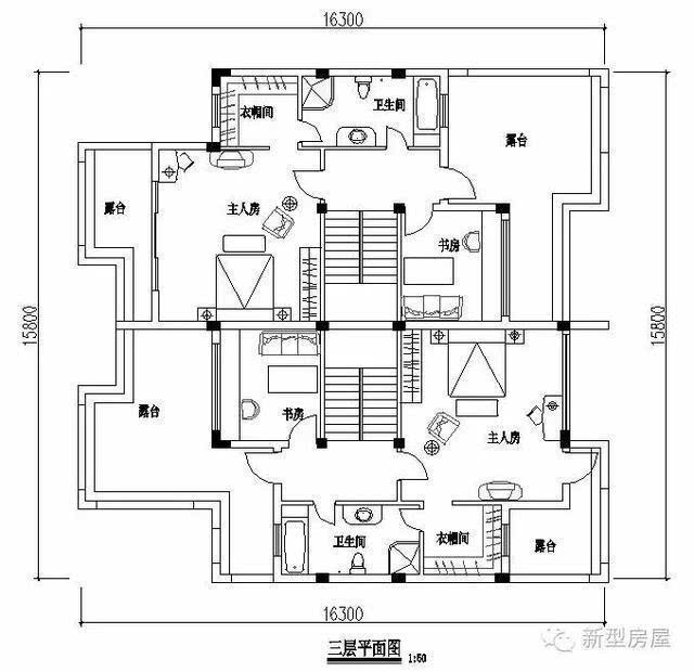 50平方米房屋设计图