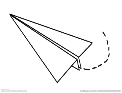 折纸飞机涂鸦手绘素材下载