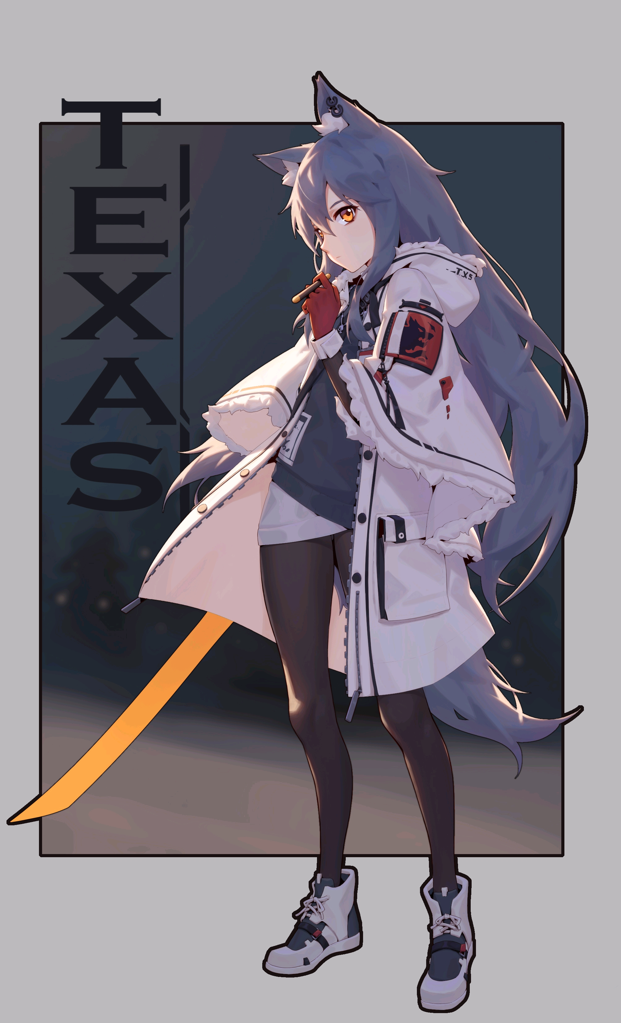 【明日方舟】德克萨斯 p站超级美图 53张 精选.