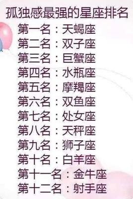 最好的星座是什么座