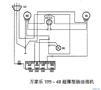 抽油烟机工作原理图