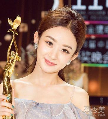 赵丽颖发型怎么扎