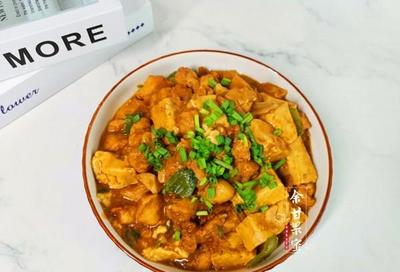 烤肉炖豆腐的做法
