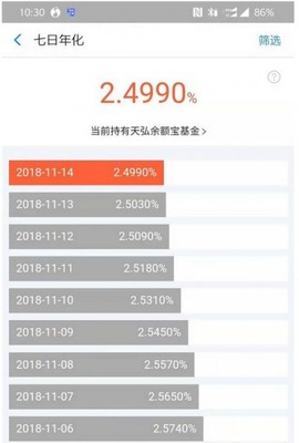 七日年化 4%是多少钱