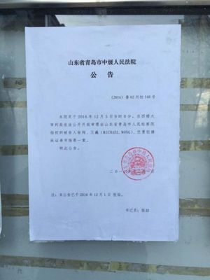 法院开庭公告