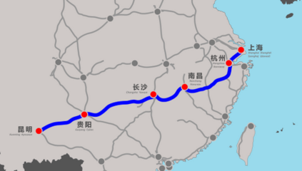 合肥至长沙高铁