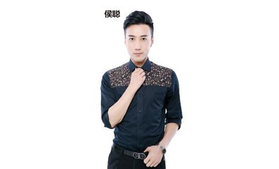 男生中发发型