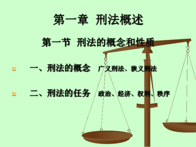 刑法的概念