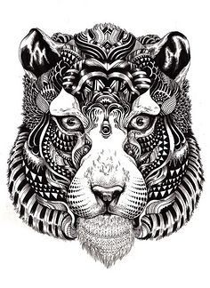 动物线描装饰画