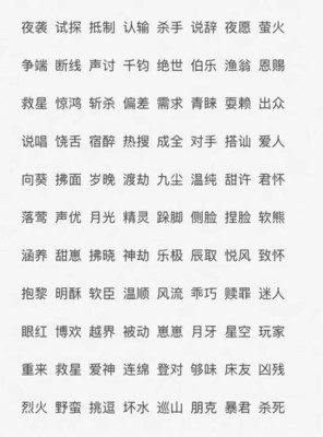 与火有关的网名