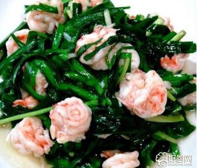 韭菜炒青虾的做法大全家常