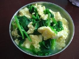 菠菜鸡蛋片的做法大全家常