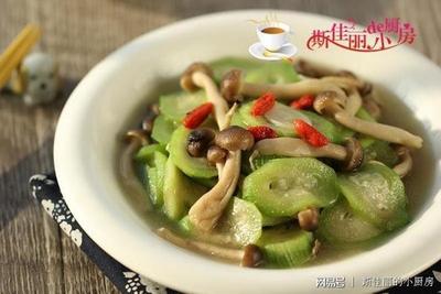 丝瓜肉香菇