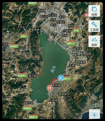 昆明有沙滩的湿地公园