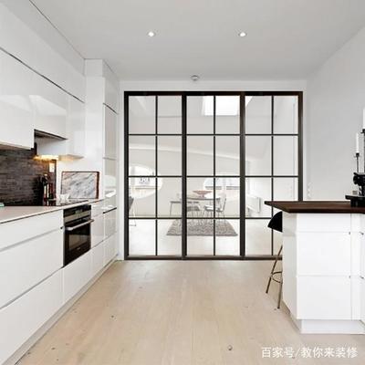 厨房玻璃移门北欧