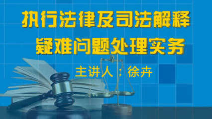 执行法律规定