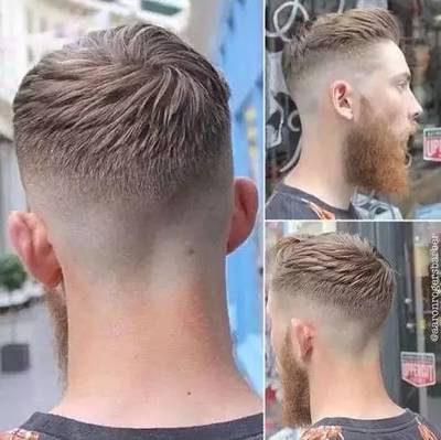 男士发型剃线