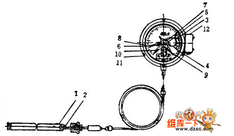 压力式温度计原理图