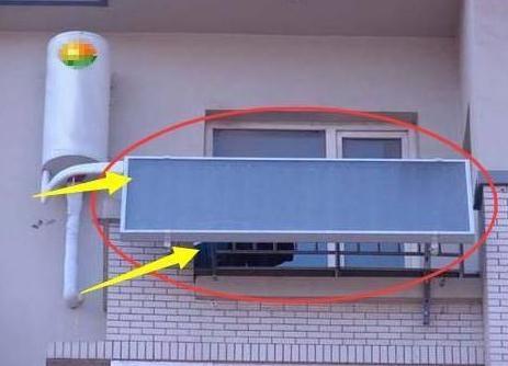 壁挂式太阳能热水器安装图