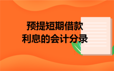 短期借款利息计入