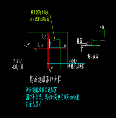 厨房烟道预留尺寸
